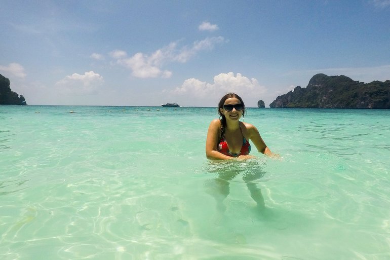 Monkey Beach, Koh Phi Phi, Thailand