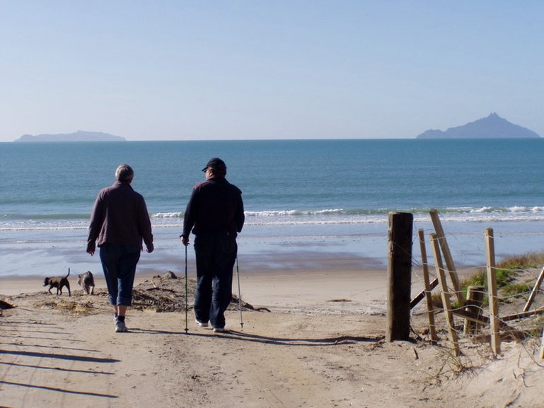 Uretiti Beach - 22 kms of empty beach near Waipu - even in Winter it is fabulous