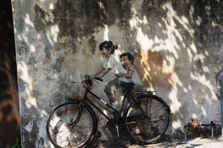 Kids on Bicycle