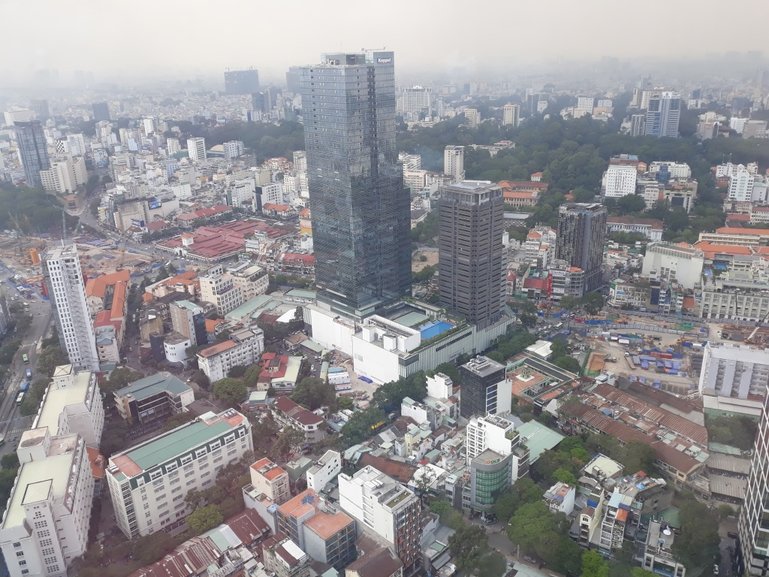 View over Ho Ch Minh City