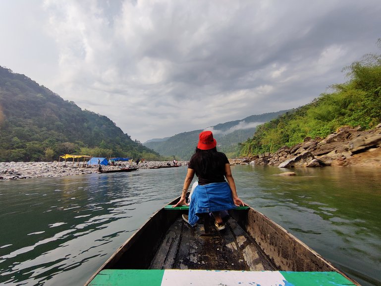 Boating in Dawki....