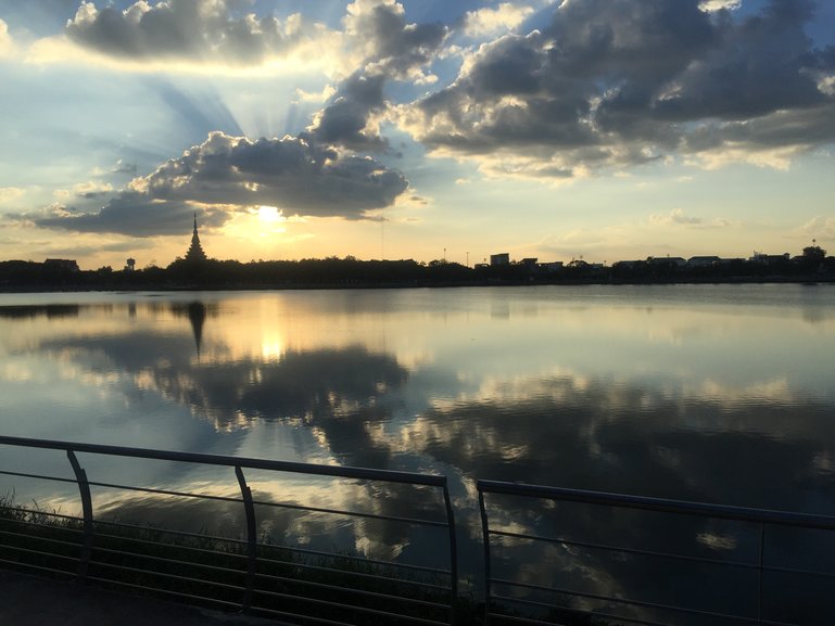 Beautiful lake in North Eastern Thailand