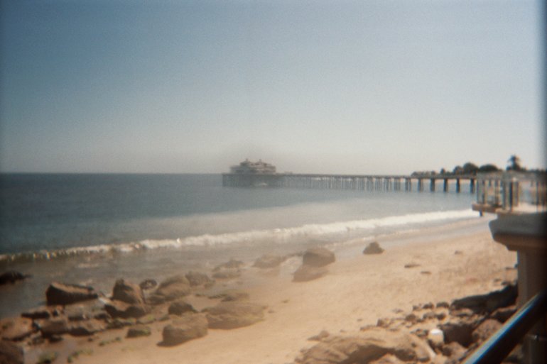 Mornings in Malibu. I think there was some sunscreen on the lens which makes it all the more special of a picture in my opinion!