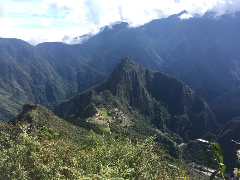 View from Machu Picchu Mountain Summit