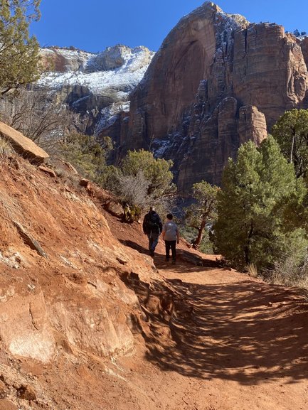 View From Kayenta Trail at Zion NPS