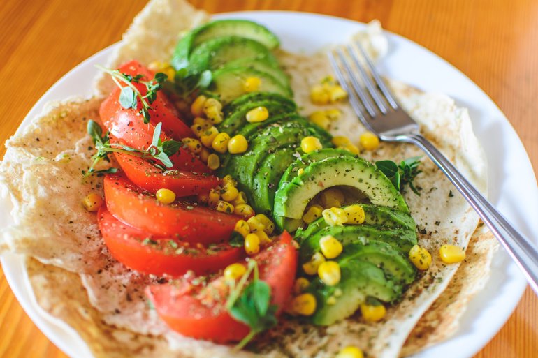 Tomato and avocado!