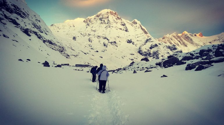 One the way to Annapurna Base Camp 