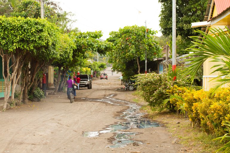 Nicaragua's Roads within Villages