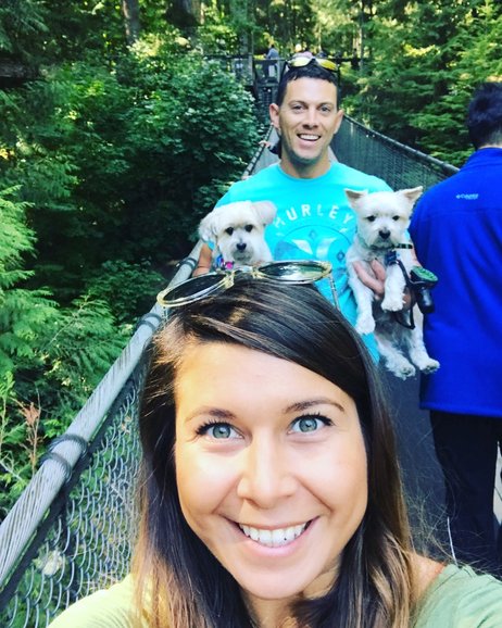 Family pic on Capilano Bridge