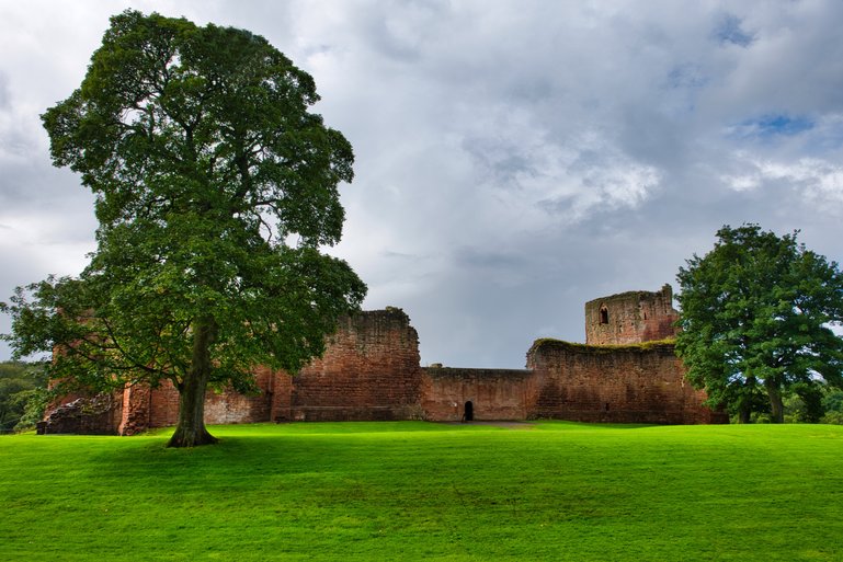 The ruins of Bothwell Castle