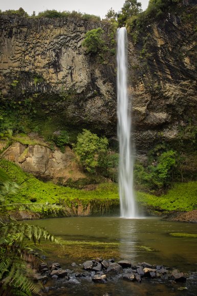  The view from the bottom of the falls.