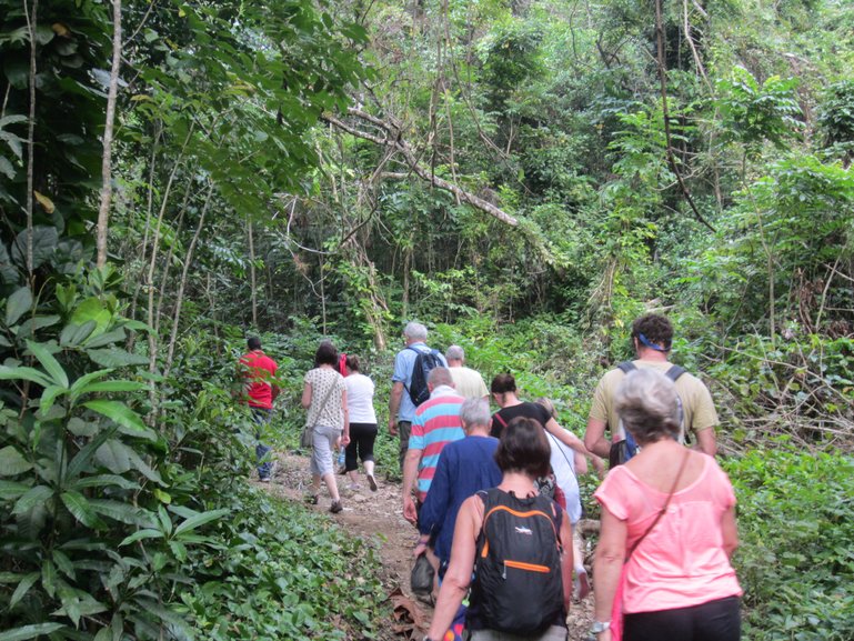 Going up to the venus viewpoint