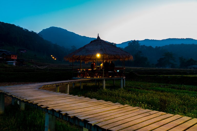 A superb location for dinner