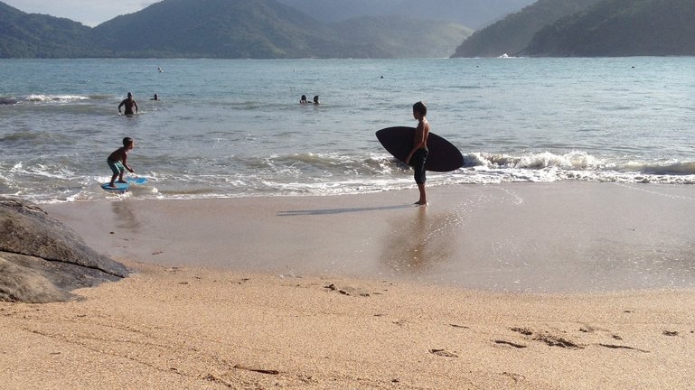 Desbravando as Américas na Praia Domingas Dias