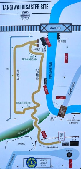 Taigiwai Disaster information site map