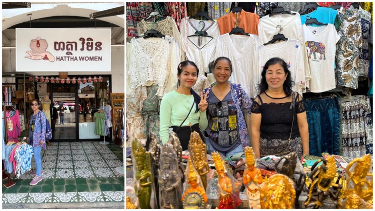 Shopping in Old Market, Siem Reap