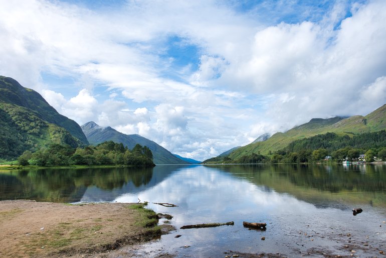 The tranquil Loch with great reflections