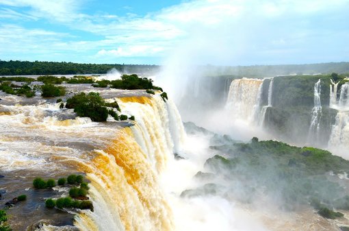 Cross the border at Iguazu Falls