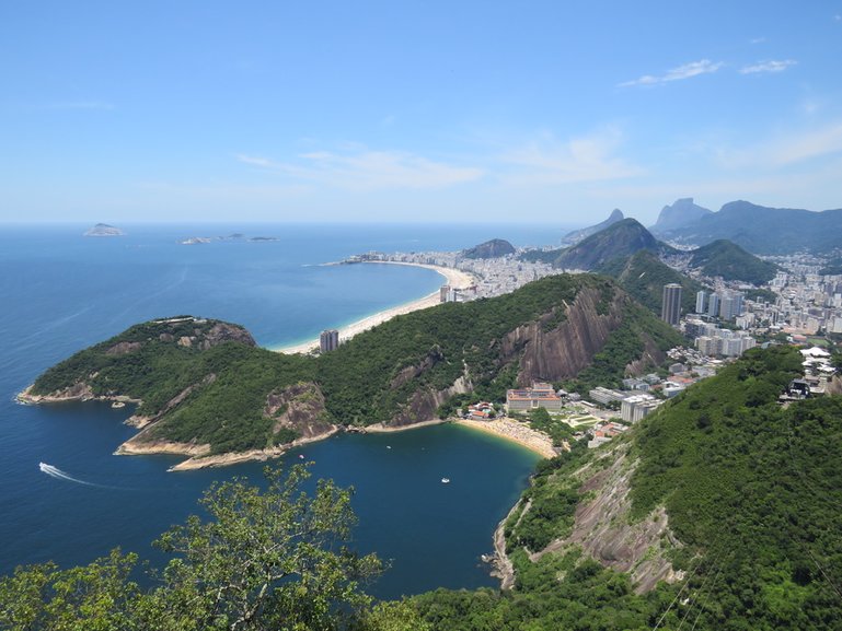 Beautiful Rio coastline