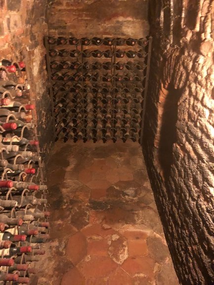 The wine cellar