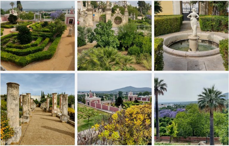The palace garden.