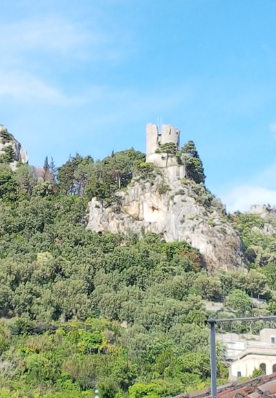 The Torre dello Ziro, a destination for hikers in the valley between the territories of Scala and Ravello, above Amalfi