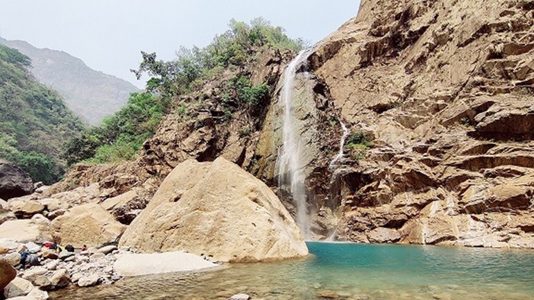 One of the most beautiful Falls of Meghalaya i.e. Rainbow Falls