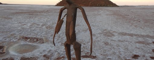The Inside Australia Statues at Lake Ballard, Western Australia