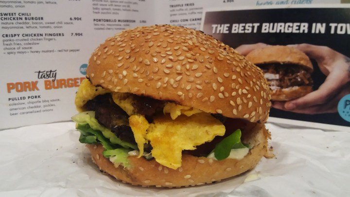 Bourbon Bacon Jam Burger at Pax Burgers