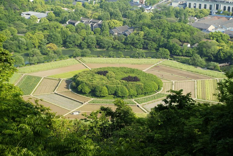 The view of Eight Diagram Field from Jade Emperor Hill