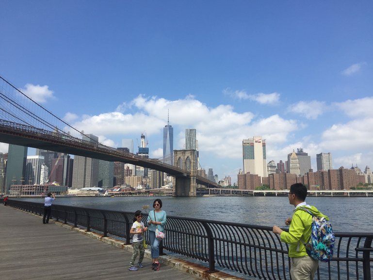 View of Manhattan from Brooklyn.