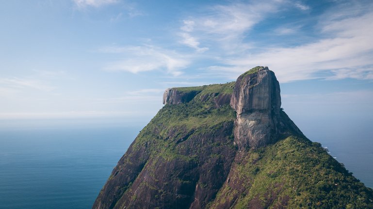 Pedra da Gávea's Emperor Face as seen from Pedra Bonita